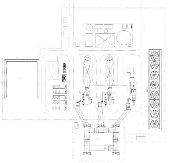 Dithering results for image-rich documents with the clustered 8x8 image dithering type.
