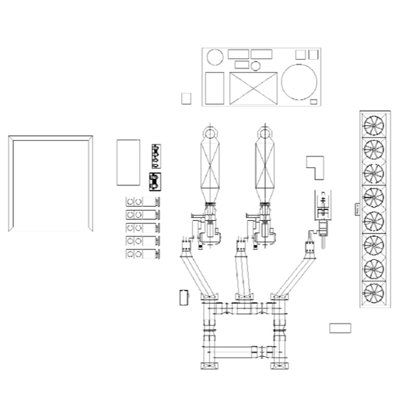 Dithering results for image-rich documents with the threshold 127 image dithering type.