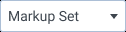 An image showing the markup set drop-down menu control.