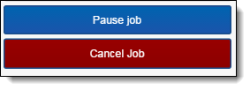 Pause or cancel job