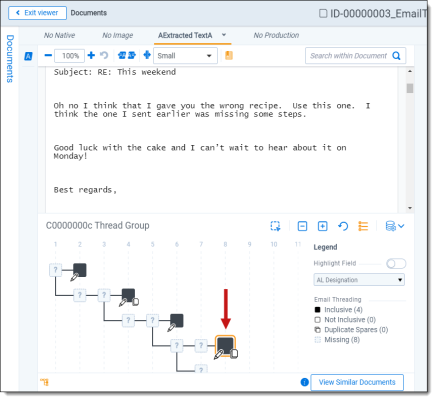 Email thread visualization tool