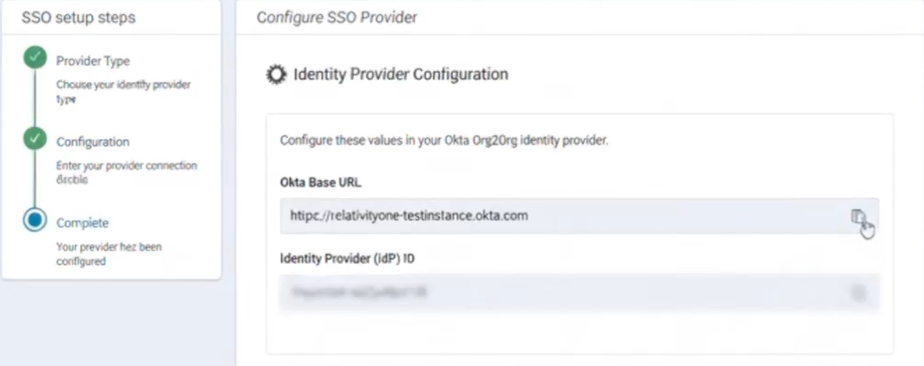 Okta Base URL copy