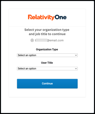 User Profile window