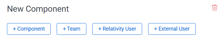 The component template used for adding new agencies.