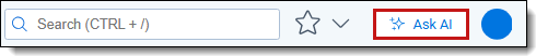 Ask AI button