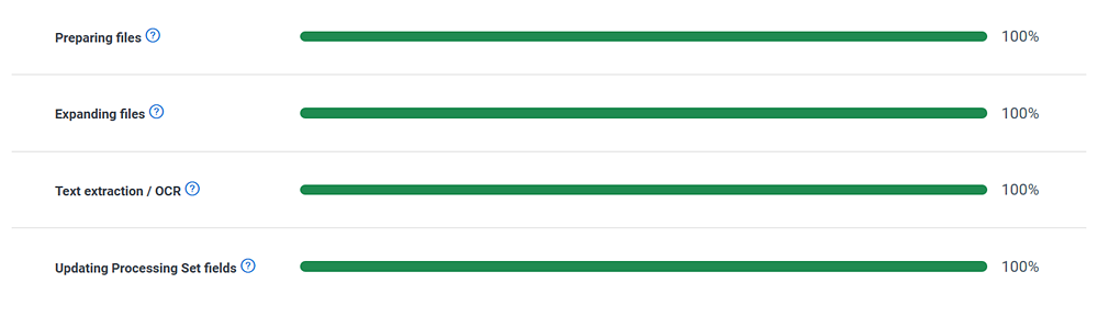 Inventory phase sub-jobs.