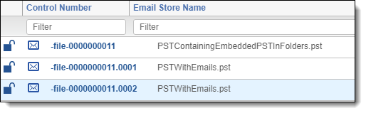 PST email example