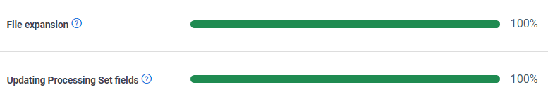 Inventory phase sub-jobs.