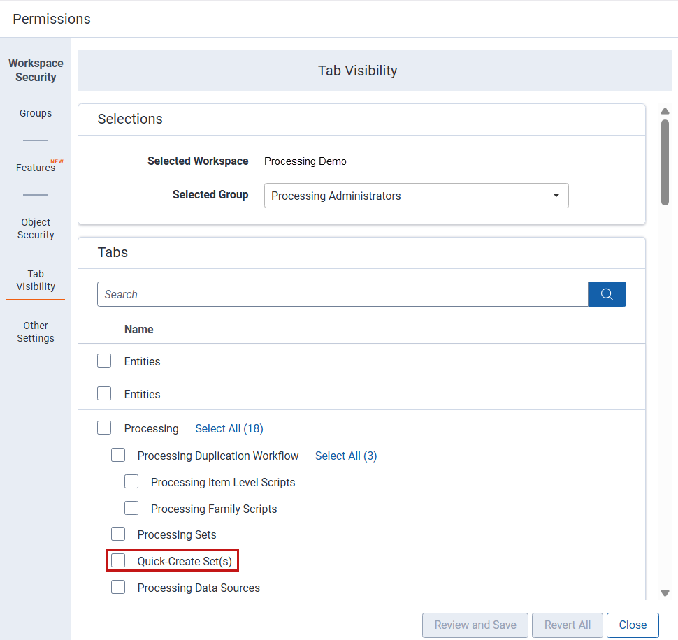 Processing assistant permissions