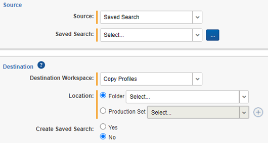 Connect to Source fields