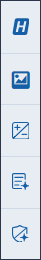 The Left Drawer icons
