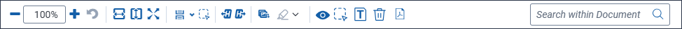 The Viewer toolbar options