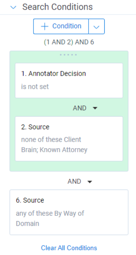 Search Conditions for Round 1, Step2.