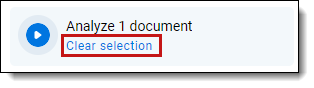 Clear selection link