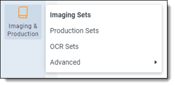 Imaging and Production tab