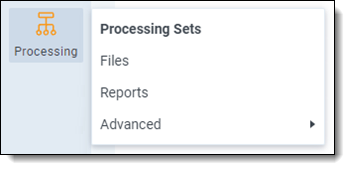 Processing tab