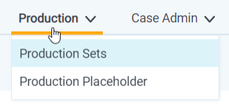 The child tab selection menu