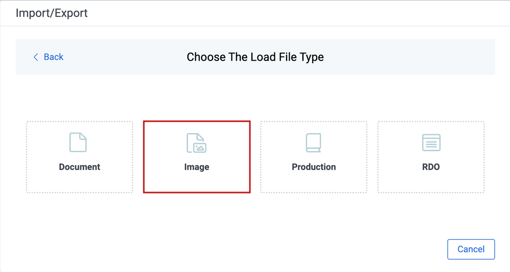 Import Choose Load File of Image Type 