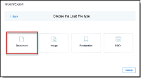 Import Choose Load File Type of Document