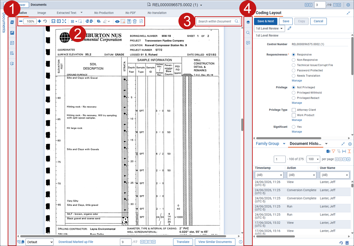 The Native Viewer layout