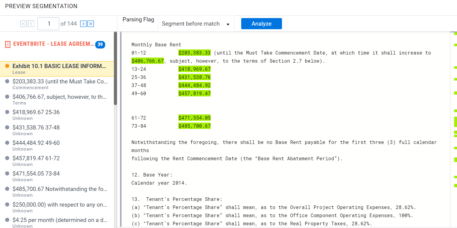 An image of preview segmentation.