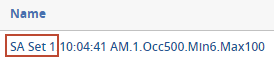 Repeated content filter with structured analytics set prefix highlighted