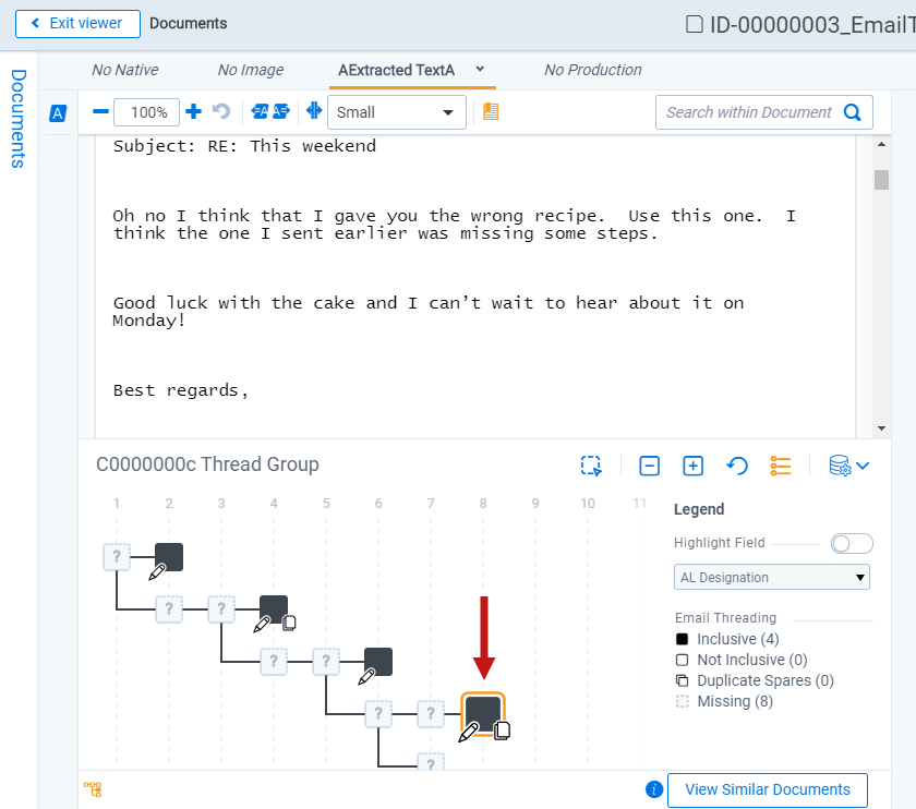 Email thread visualization tool