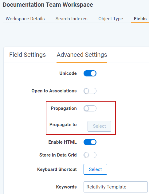Propogation toggle