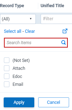 Adding drop-down menu options for a field.