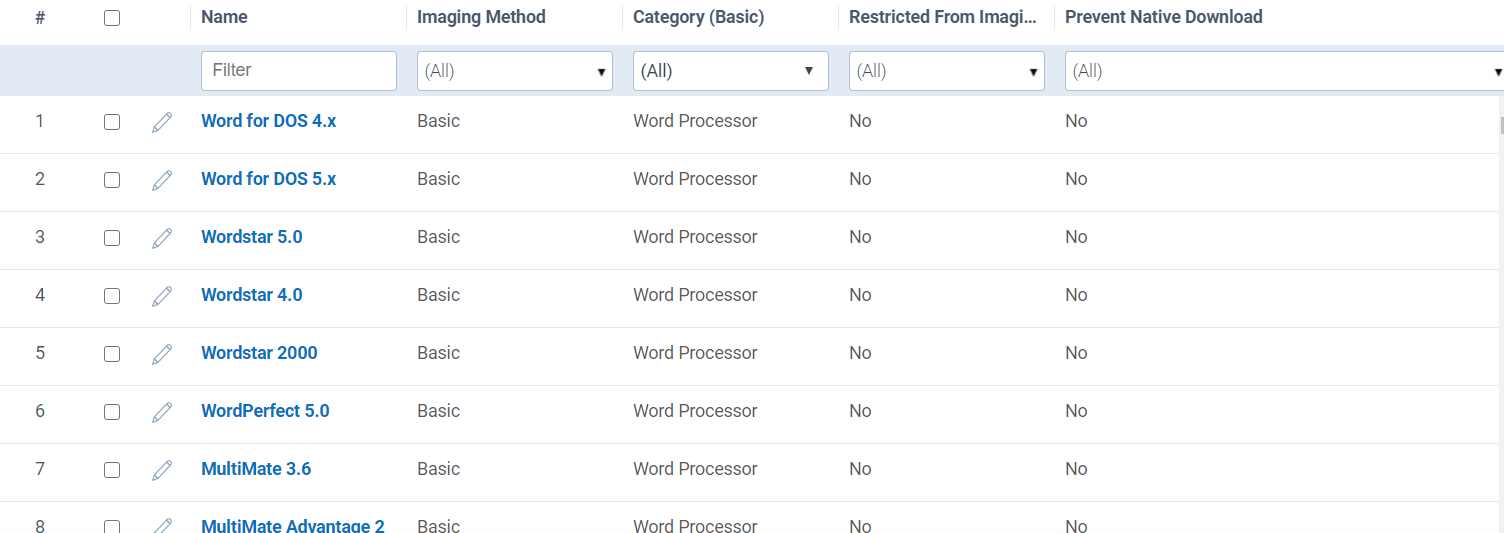 native types view