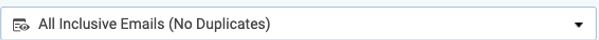 Exclude non-inclusive emails display