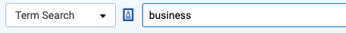 Simple term search example