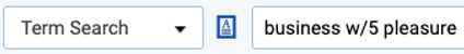 Proximity search example