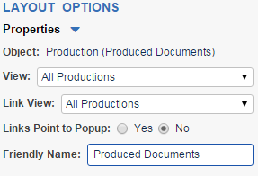 Layout options