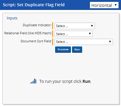 Set duplicate flag field