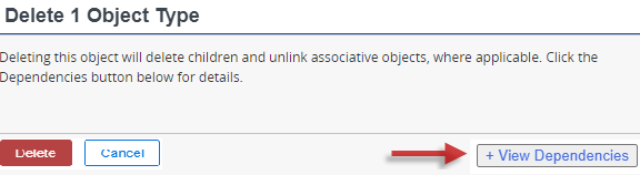 Mass delete - other objects confirmation window