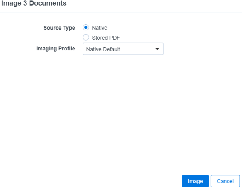 Mass image profile selection Mass image profile selection
