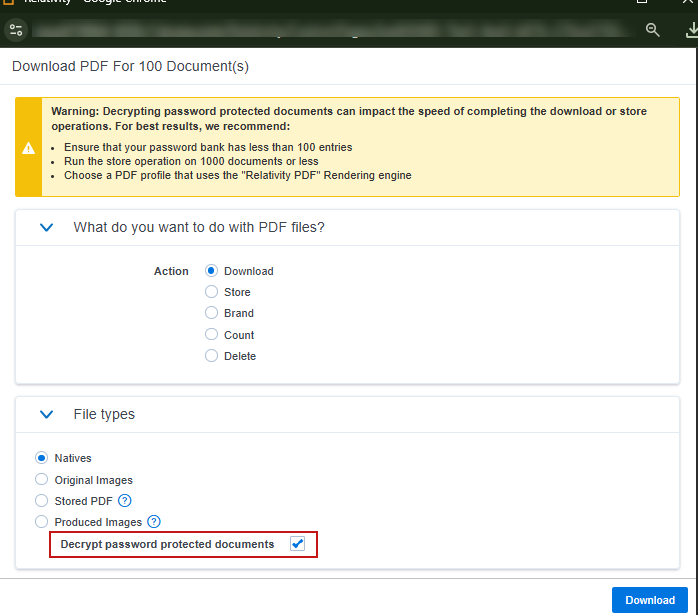 Decrypting password protected documents best practices