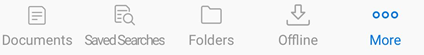 An image of the More options icon on mobile