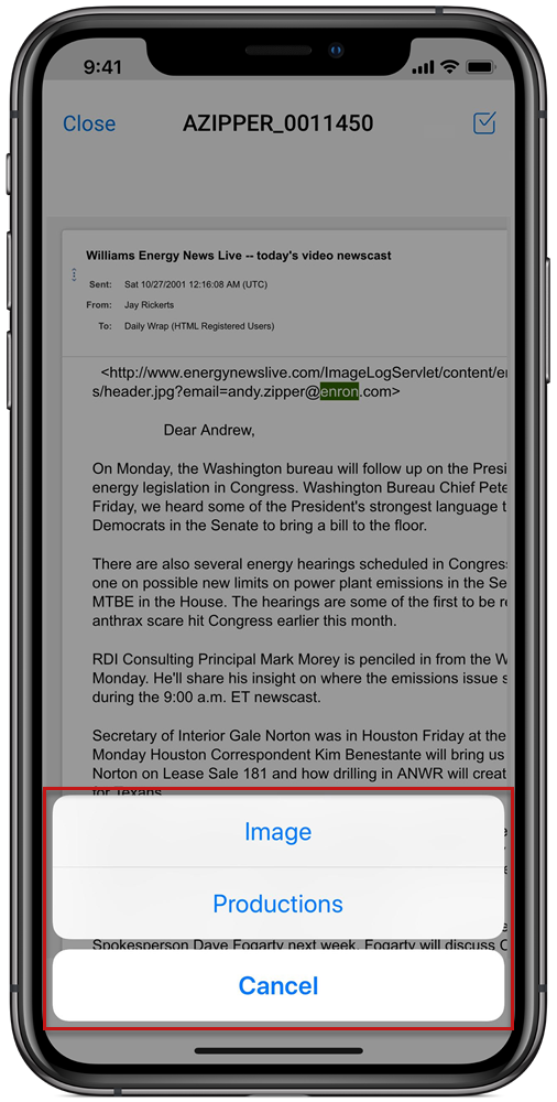 An image of document view options.