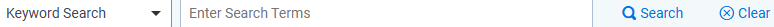 The search bar which displays in the document list