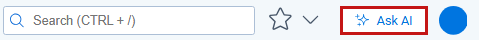Ask AI button