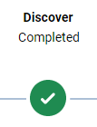 Discovery complete status icon