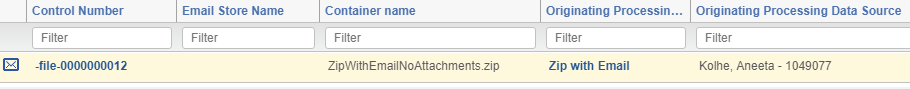Blank Email Store Name field example