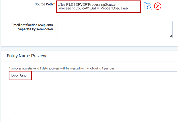 Quick-create set preview pane