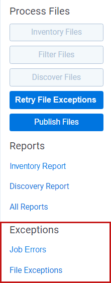 Process File Console Menu