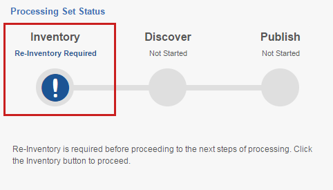 Re-inventory required prompt