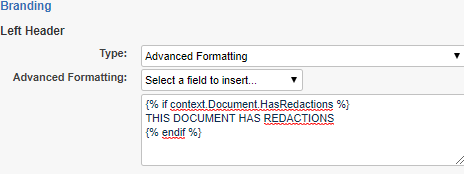 Conditional statement