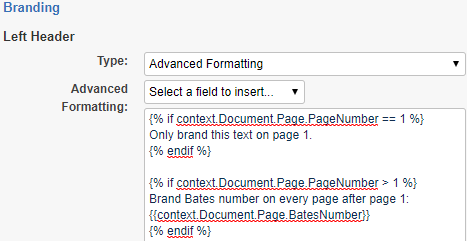Page level conditional statement