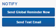 The Global Reminder console.